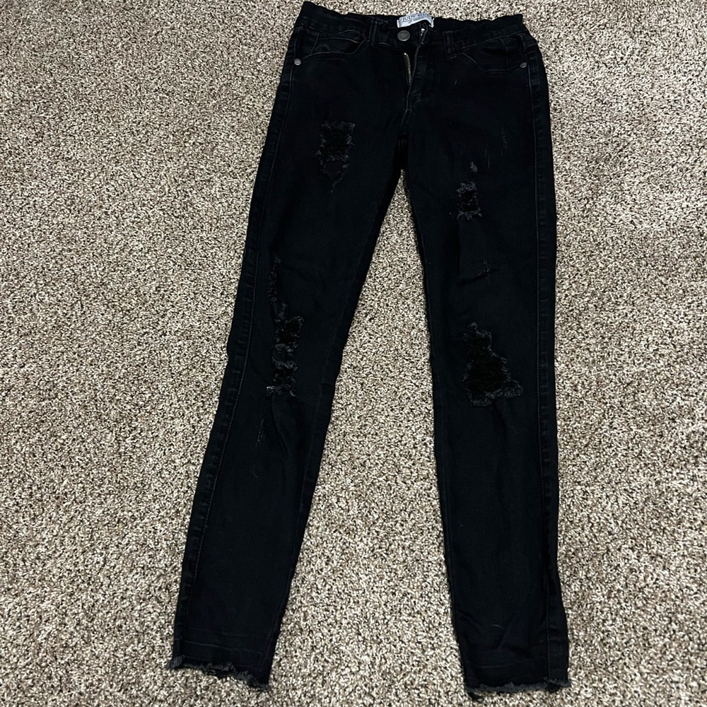 Judy Blue black skinny jeans. Like new. Size 1/25.
